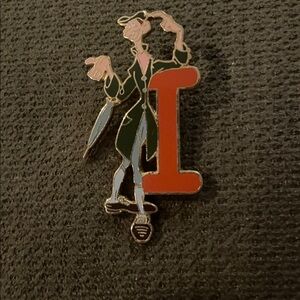 Gold Character Brooch